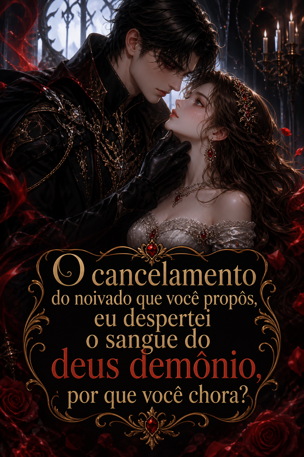 O cancelamento do noivado que você propôs, eu despertei o sangue do deus demônio, por que você chora?