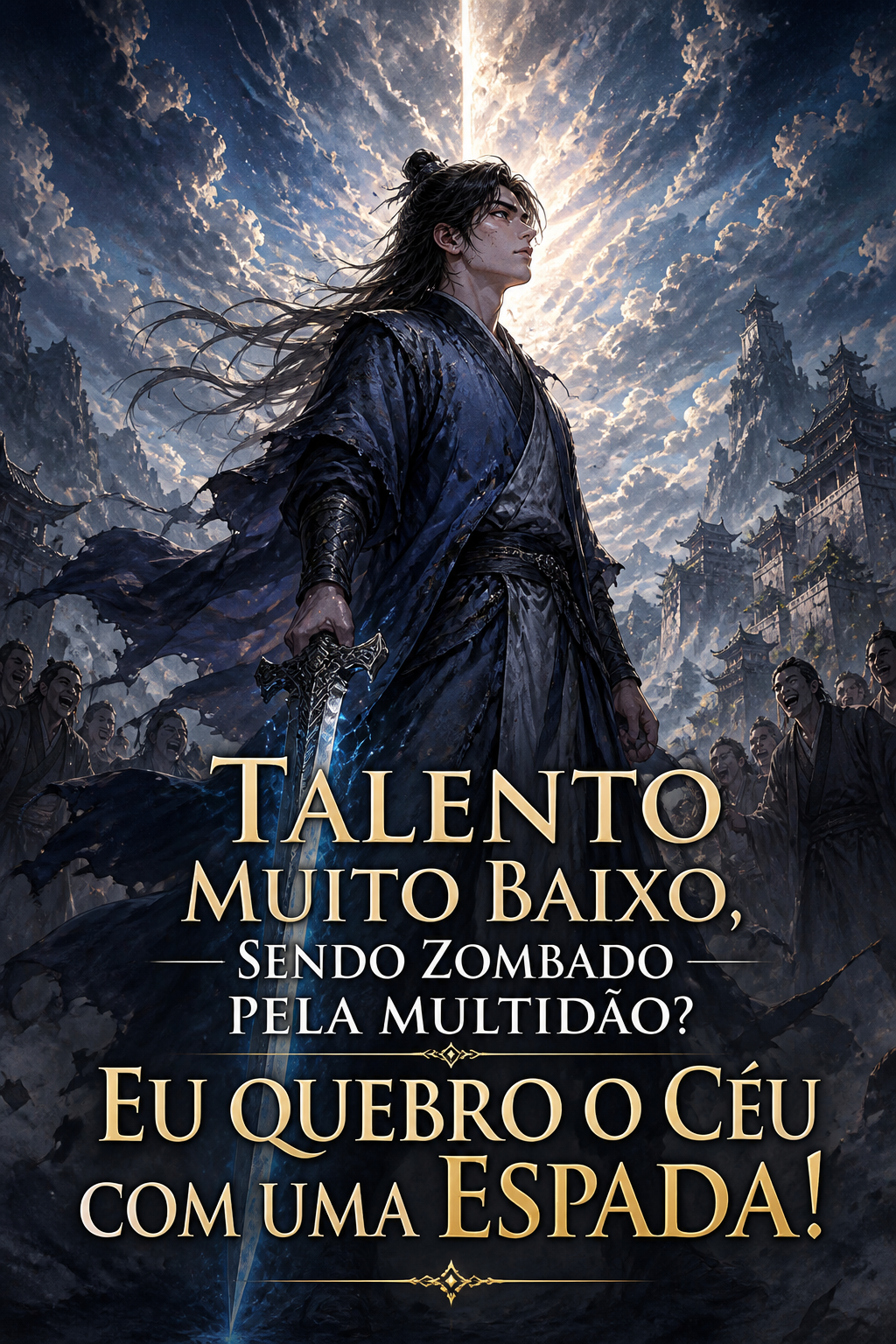 Talento muito baixo, sendo zombado pela multidão? Eu quebro o céu com uma espada!