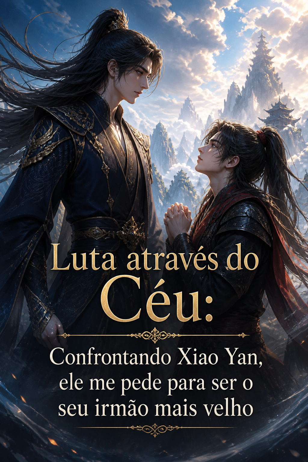 Luta através do Céu: Confrontando Xiao Yan, ele me pede para ser o seu irmão mais velho