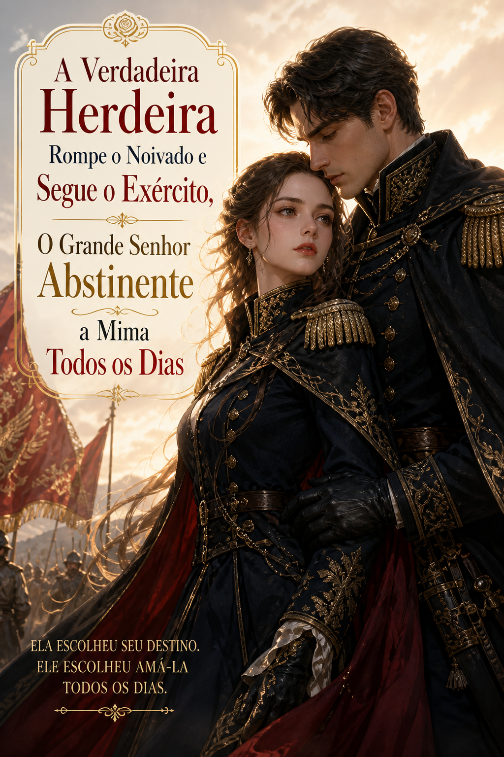 A Verdadeira Herdeira Rompe o Noivado e Segue o Exército, O Grande Senhor Abstinente a Mima Todos os Dias